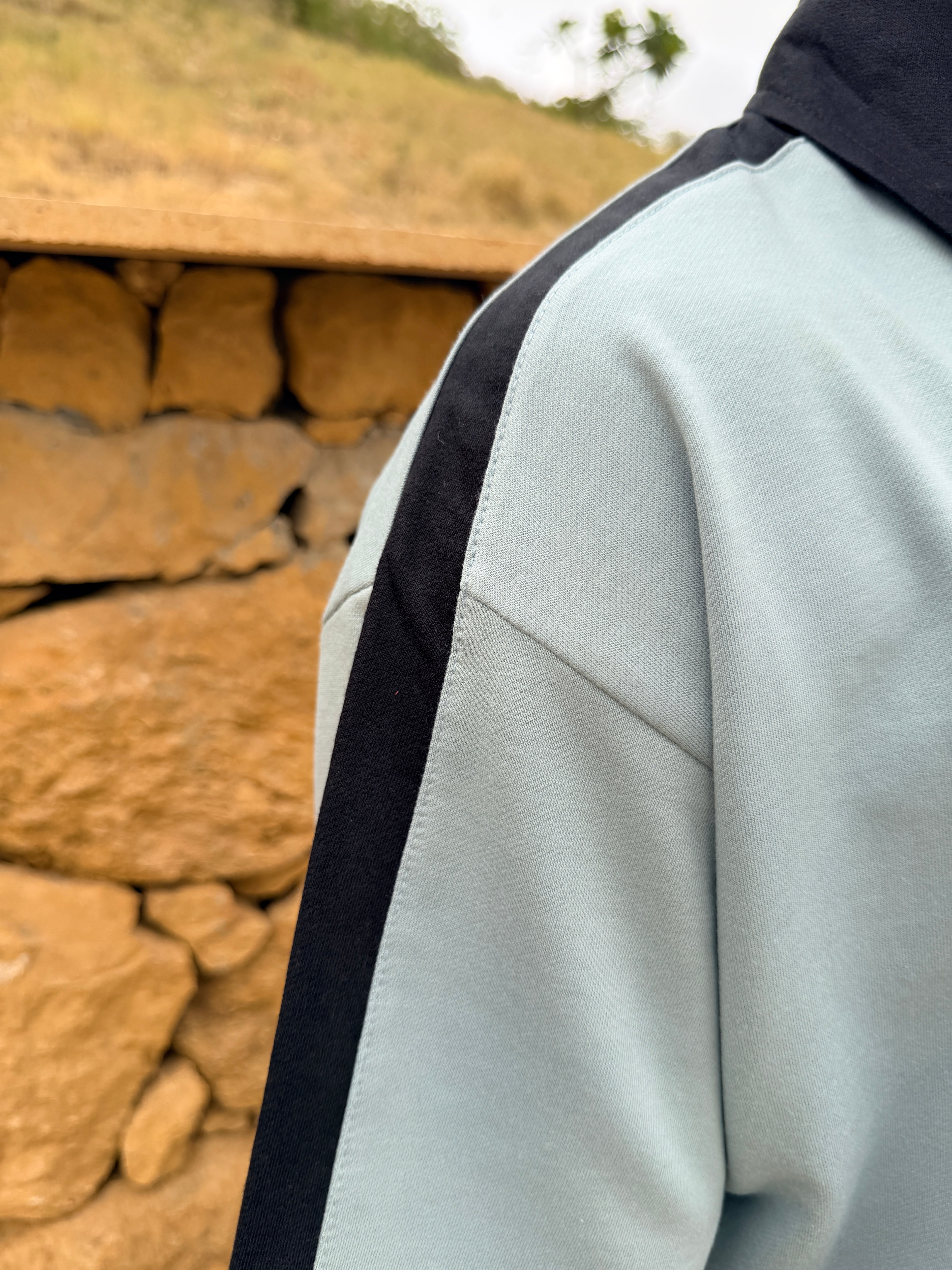ICE BLUE SPOTIFY - OVERSIZED POLO