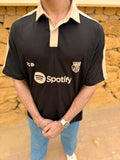 BLACK SPOTIFY - OVERSIZED POLO