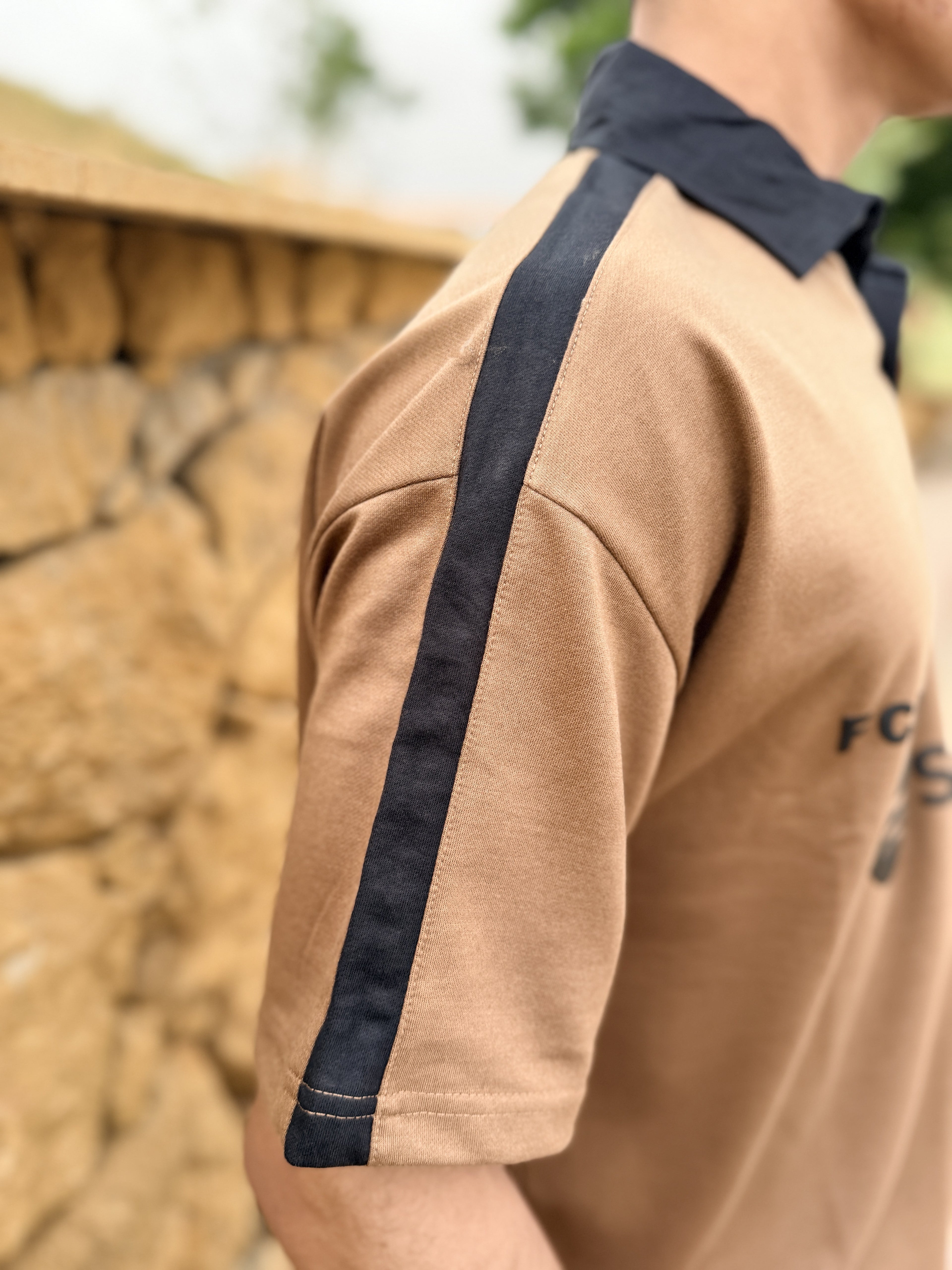 BROWN SPOTIFY - OVERSIZED POLO